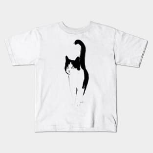 walking cat Kids T-Shirt